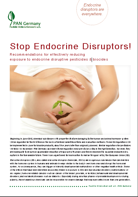 Cover brochire Stop Endocrine Disruptors